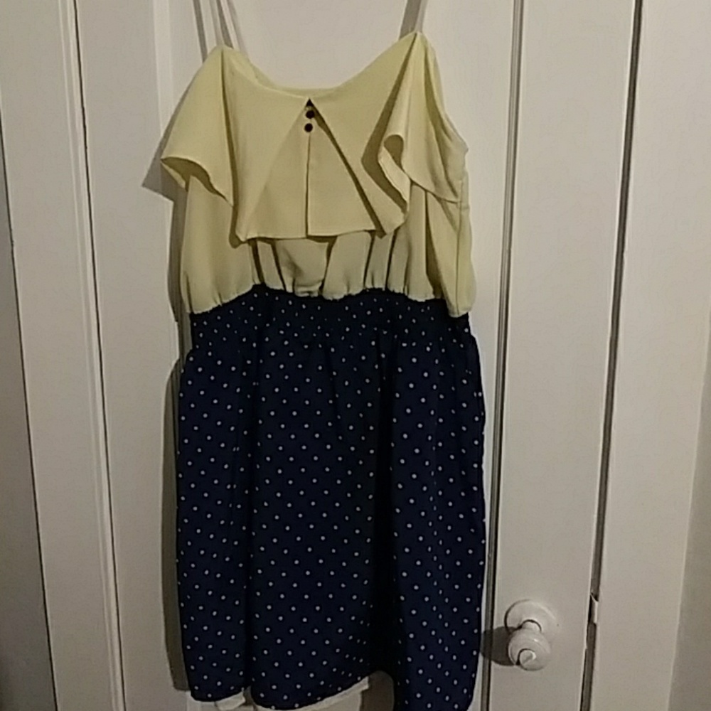 Mini polka dot dress